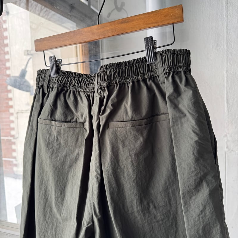 ssstein WINDBREAKER WIDE EASY SHORT TROUSERS