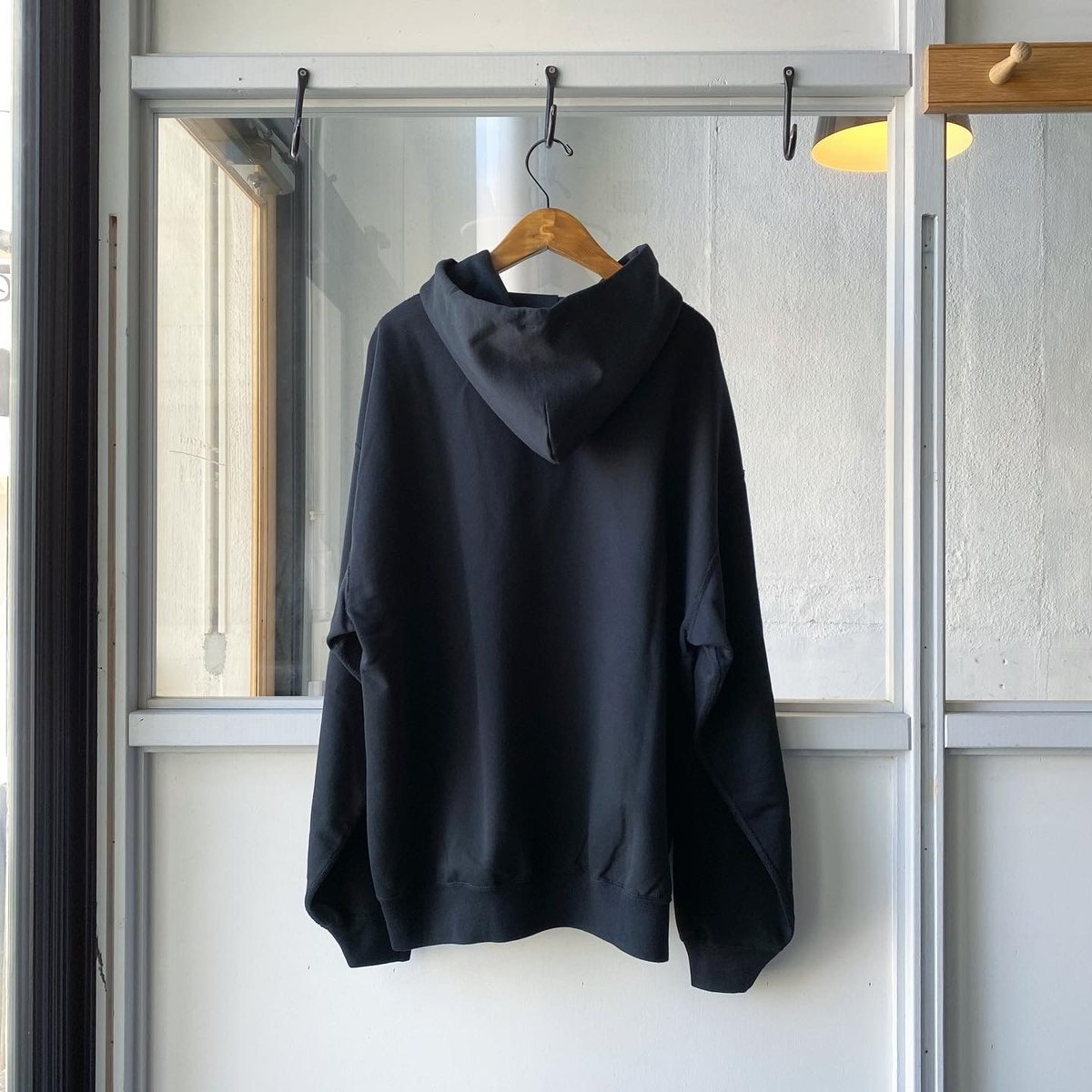 AURALEE SUPER SOFT SWEAT BIG P/O PARKA (Mens)