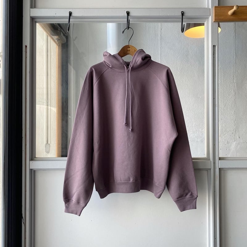 AURALEE SUPER SOFT SWEAT BIG P/O PARKA A21S
