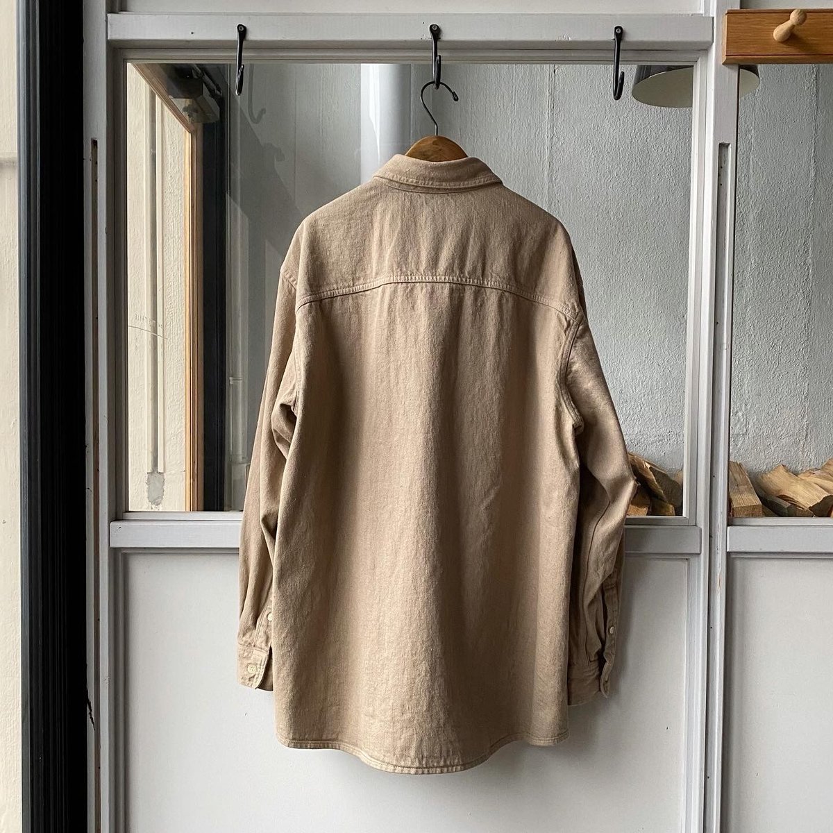 AURALEE BOTANICAL DYED SELVEDGE DENIM SHIRTS