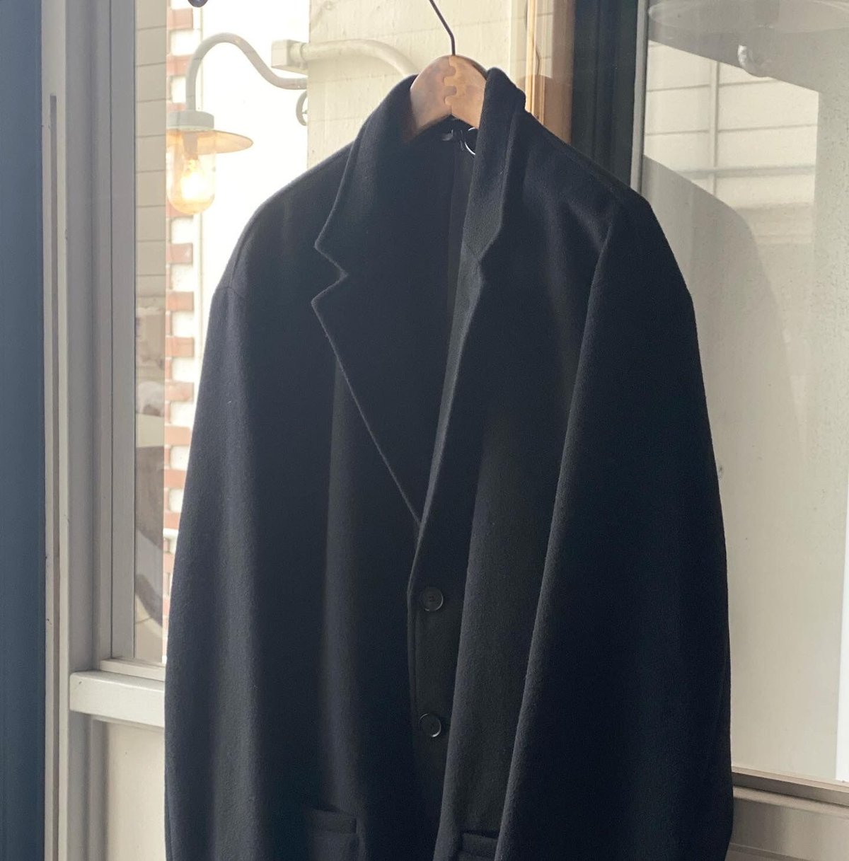AURALEE CASHMERE WOOL MOSSER OVER JACKET | Les