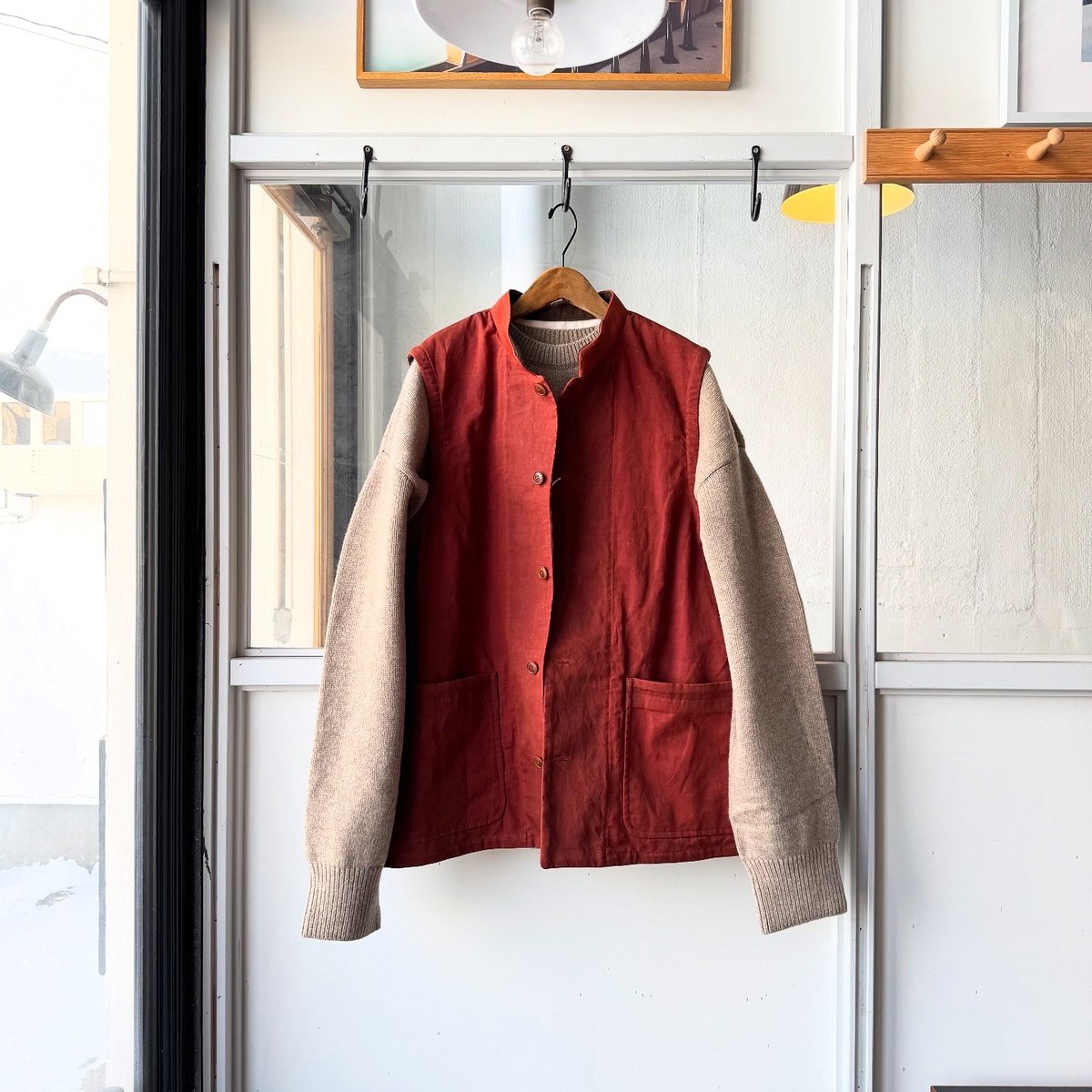 YAECA [UNISEX] CANVAS DESIGN Oiled WORK VEST |