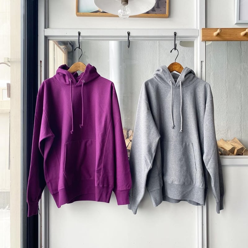 AURALEE SUPER MILLED SWEAT P/O PARKA | Less
