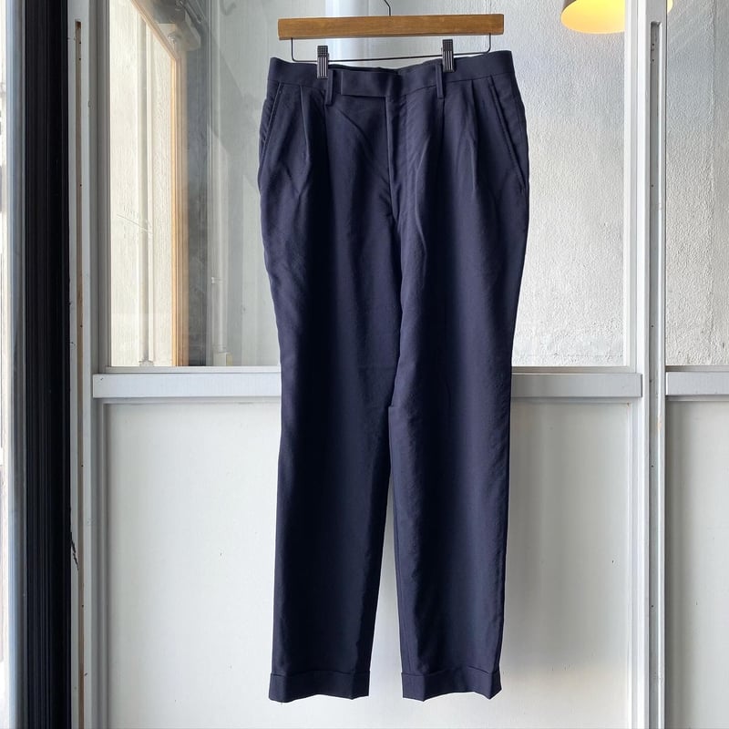 COMOLI ウール 2タックパンツ | Less Higashikawa