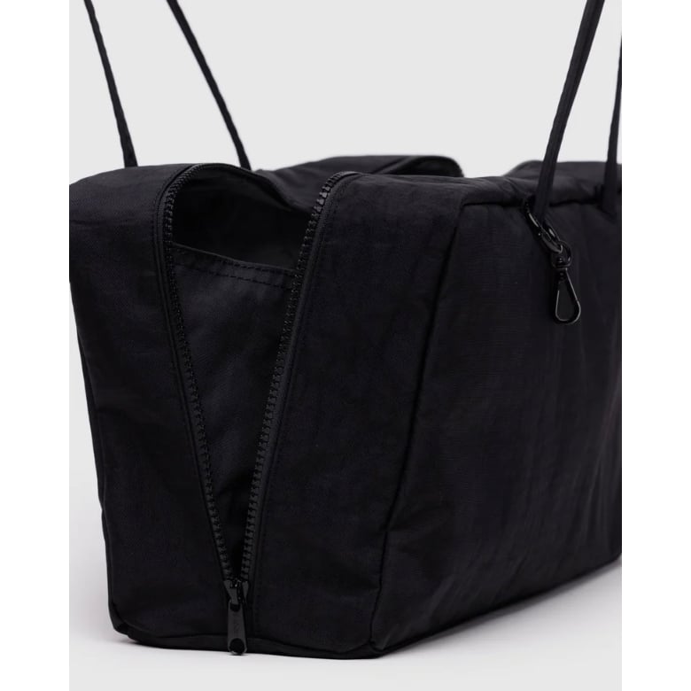 ラスト1点 BAGGU Medium Nylon Bowler Bag Black | UNO