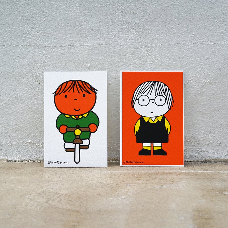 HEDGEHOG | Miffy Silkscreen postcard | ZERO PER