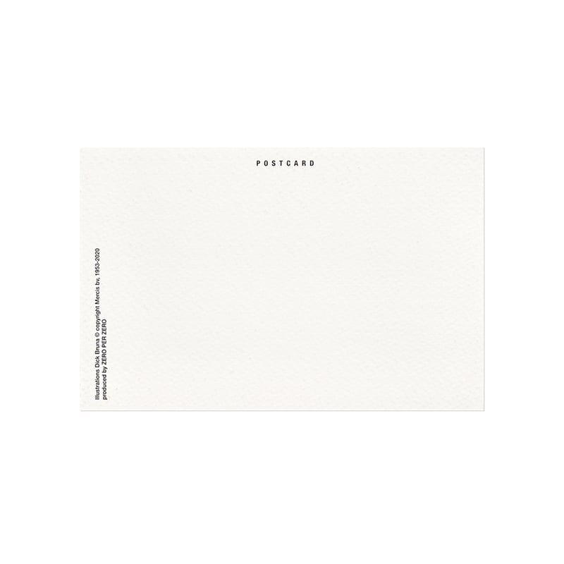HEDGEHOG | Miffy Silkscreen postcard | ZERO PER