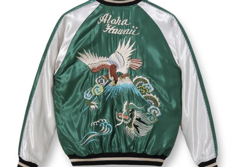 テーラー東洋スカジャン ACETATE SOUVENIR JACKET“EAGLE & DR