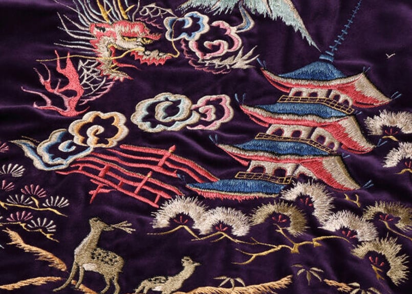 テーラー東洋スカジャン 別珍 Velveteen Souvenir Jacket “LANDS
