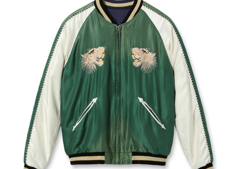 テーラー東洋スカジャン Acetate Souvenir Jacket“WHITE TIGER