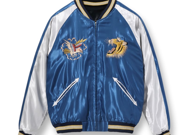 テーラー東洋スカジャン ACETATE SOUVENIR JACKET “WHITE EAG