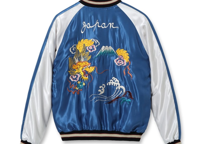 テーラー東洋スカジャン ACETATE SOUVENIR JACKET “JAPAN MAP