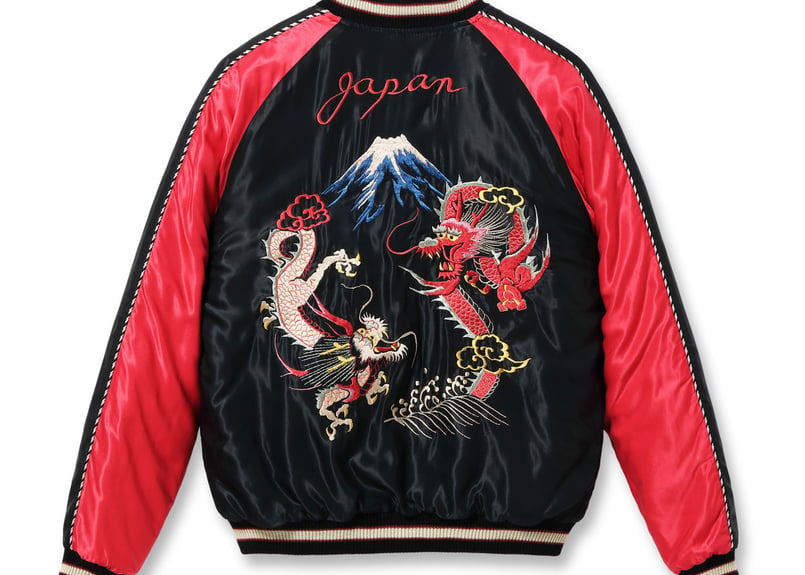 テーラー東洋スカジャン Acetate Quilted Souvenir Jacket“LA