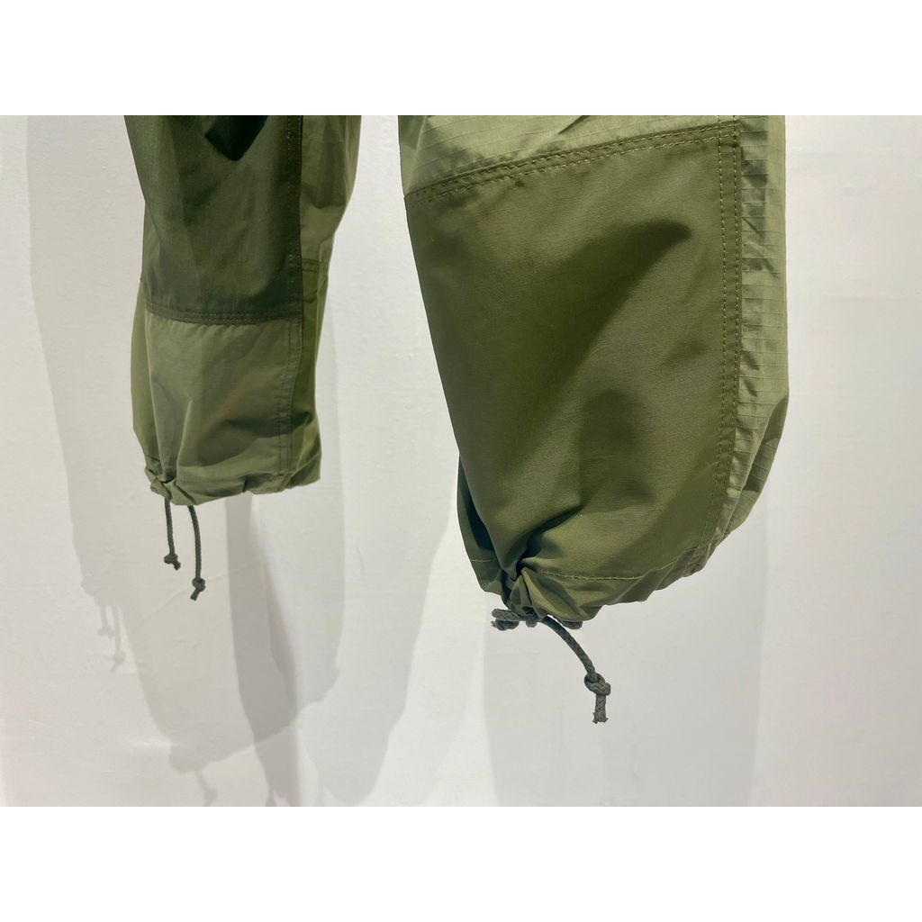 COMME des GARCONS HOMME 綿ナイロンクロス×多素材MIX カーゴパンツ