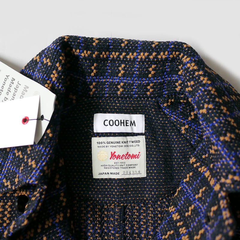 COOHEM| コーヘン | RETRO CHECK TWEED COAT ｜レトロチェック