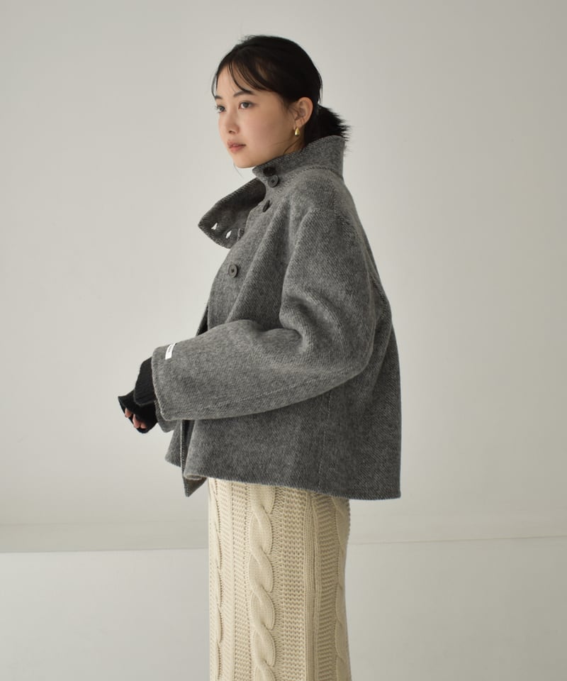 Wool Stand Collar Short Coat ⅽ1911-38 | cizatto
