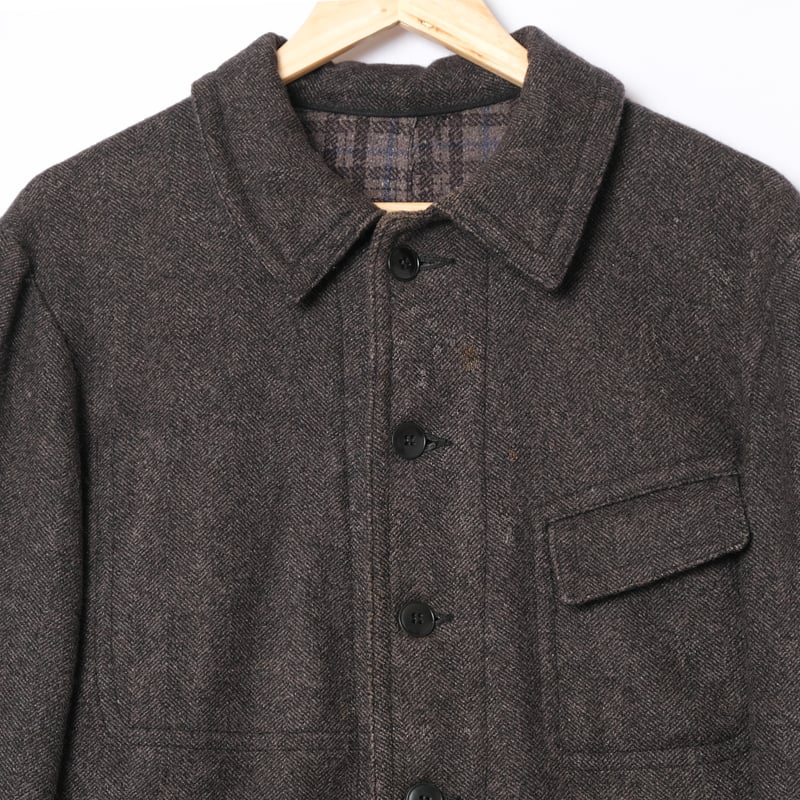 40-50s France Vintage Pascal HBT Wool Farmers W