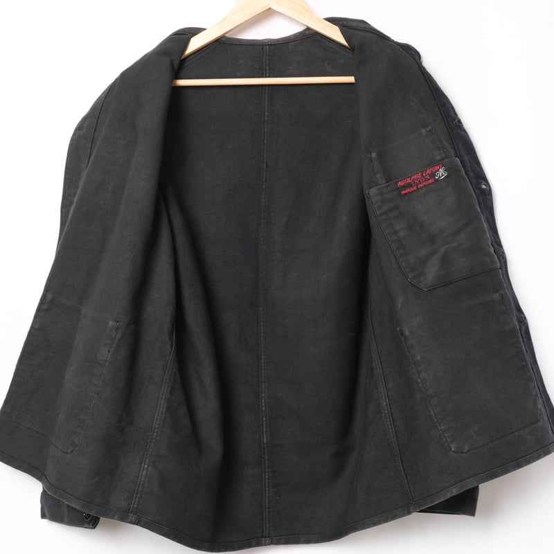 40s France Vintage Adolphe Lafont Black Moleski
