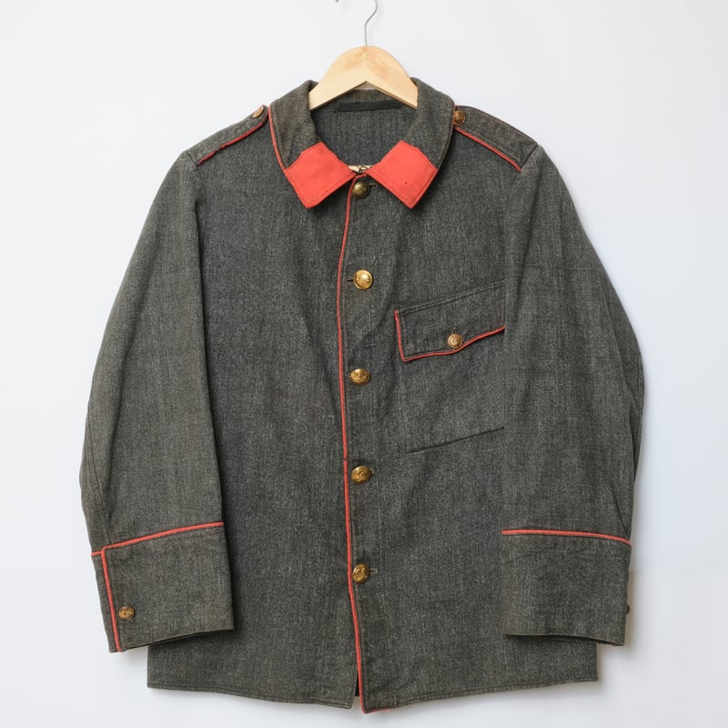 1930s Swiss Vintage Fireman Jacket Black | U