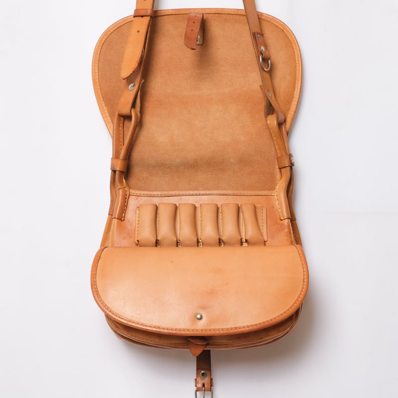 France Vintage Leather Hunting Bag | Ugla パンと古着と本