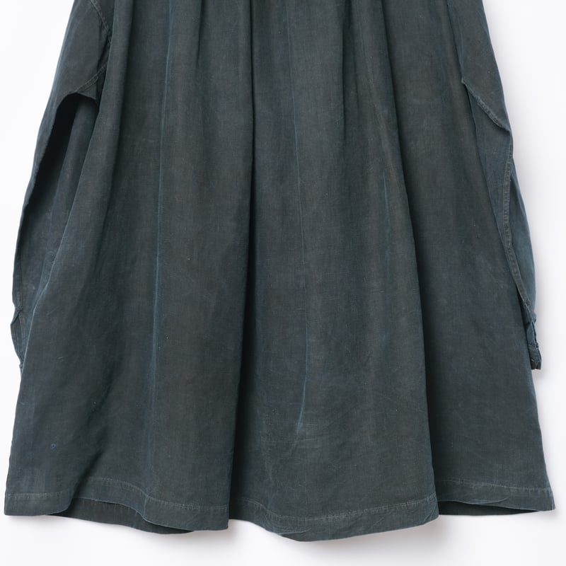 20s France Antique Indigo linen Biaude (Fullop