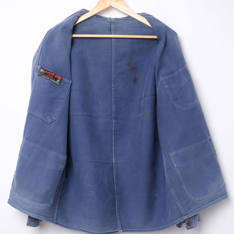 40–50s France Vintage Adolphe Lafont Blue Moles