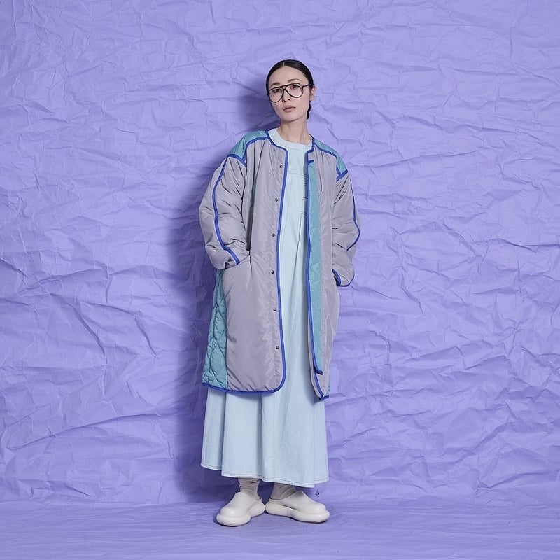 Thomas magpie quilted coat (reversible) | geep