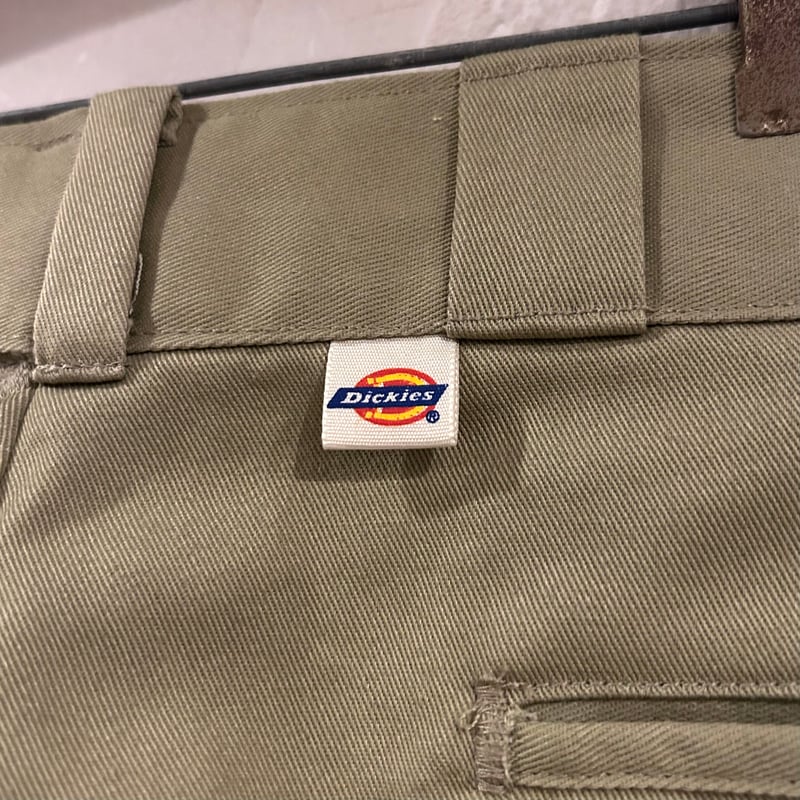 80s Dickies 874 ワークパンツ ディッキーズ ベージュ チビタグ 36×30 U
