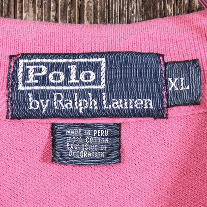Polo Ralph Lauren ショートスリーブポロシャツ ピンク ポロラルフ
