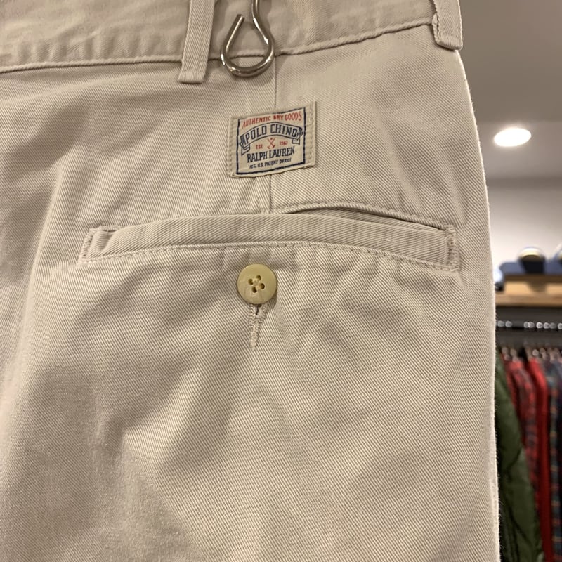 90s POLO by Ralph Lauren チノパン ポロチノ ラルフローレン タック入