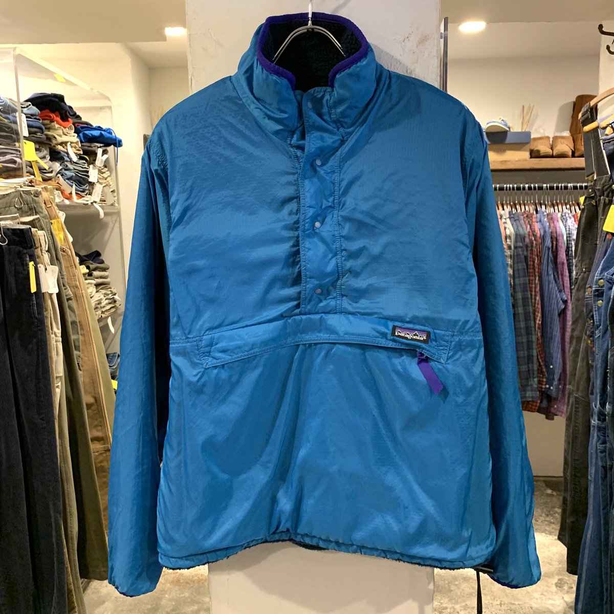 90s patagonia グリセードジャケット プルオーバー リバーシブル