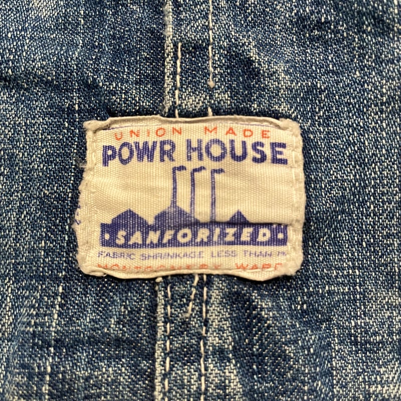 60s POWR HOUSE ヴィンテージ デニムカバーオール パワーハウス