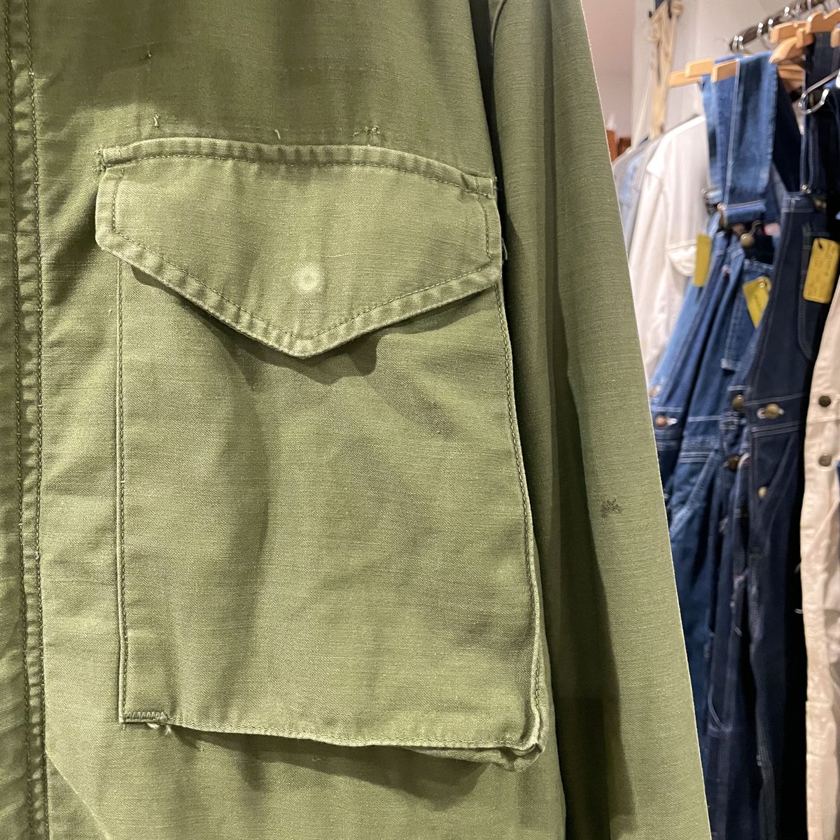 60s US ARMY M-65 Field Jacket 2nd type アルミジップ S