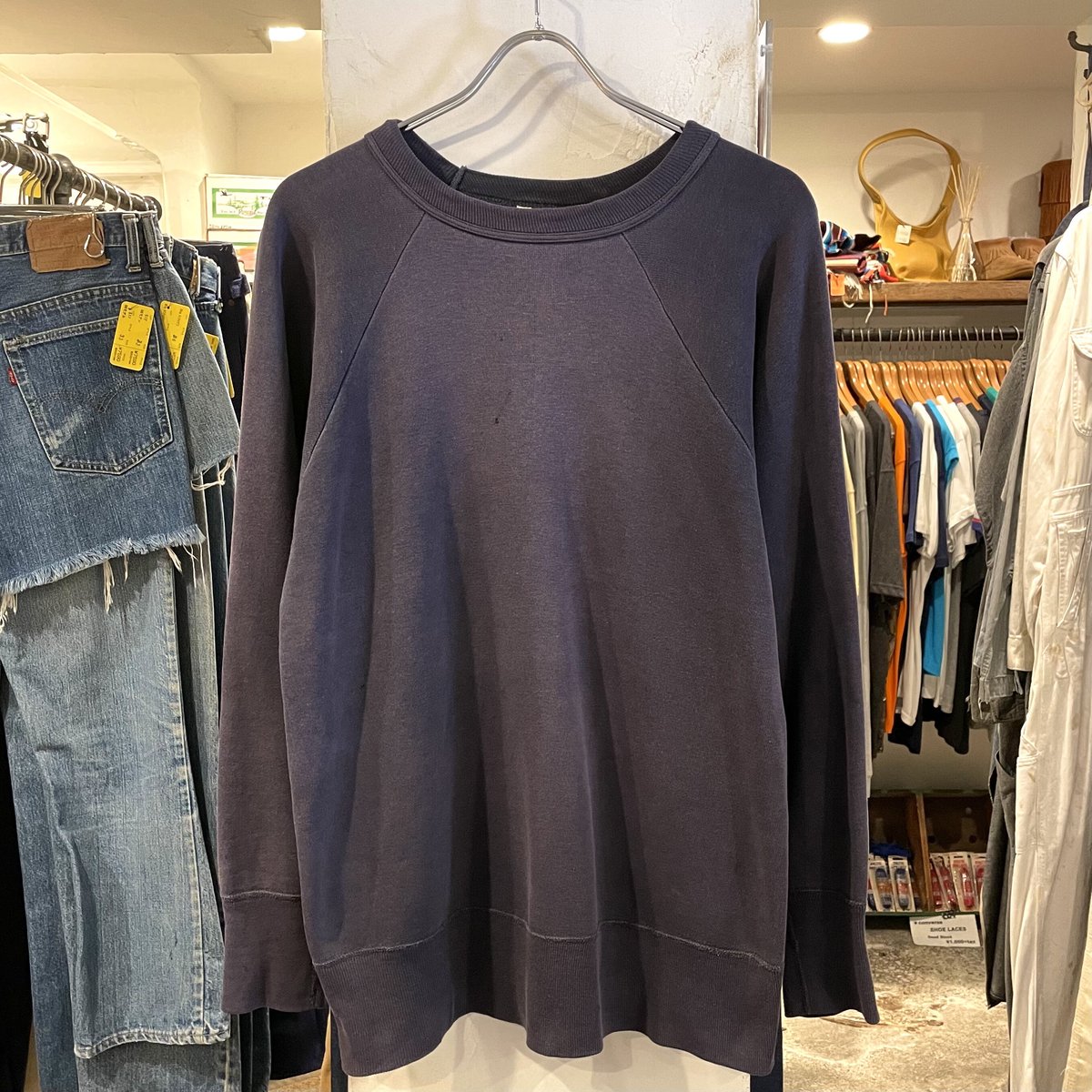 50s Hanes Vintage Sweat Shirts ナス紺 ヴィンテージスウェット