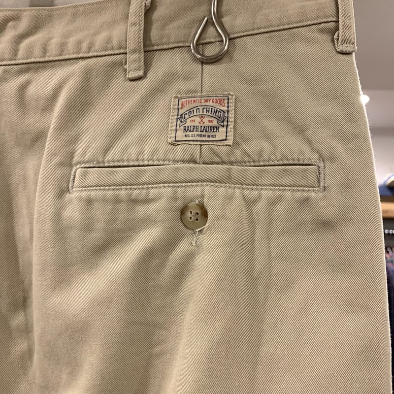 90s POLO by Ralph Lauren チノパン ポロチノ ラルフローレン タック入
