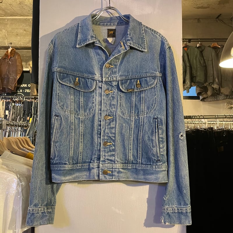 80s Lee 220-J デニムジャケット USA製 Size 42 4ポケ リー (S42