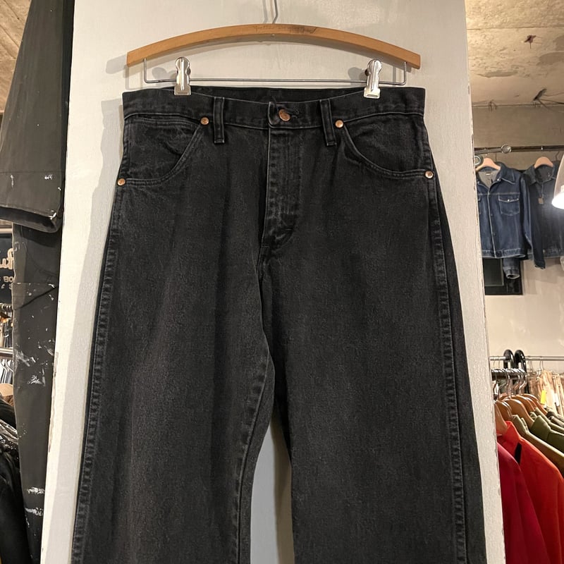 Wrangler 13MWZWK ブラックデニム パンツ 31×32 ラングラー (S3471