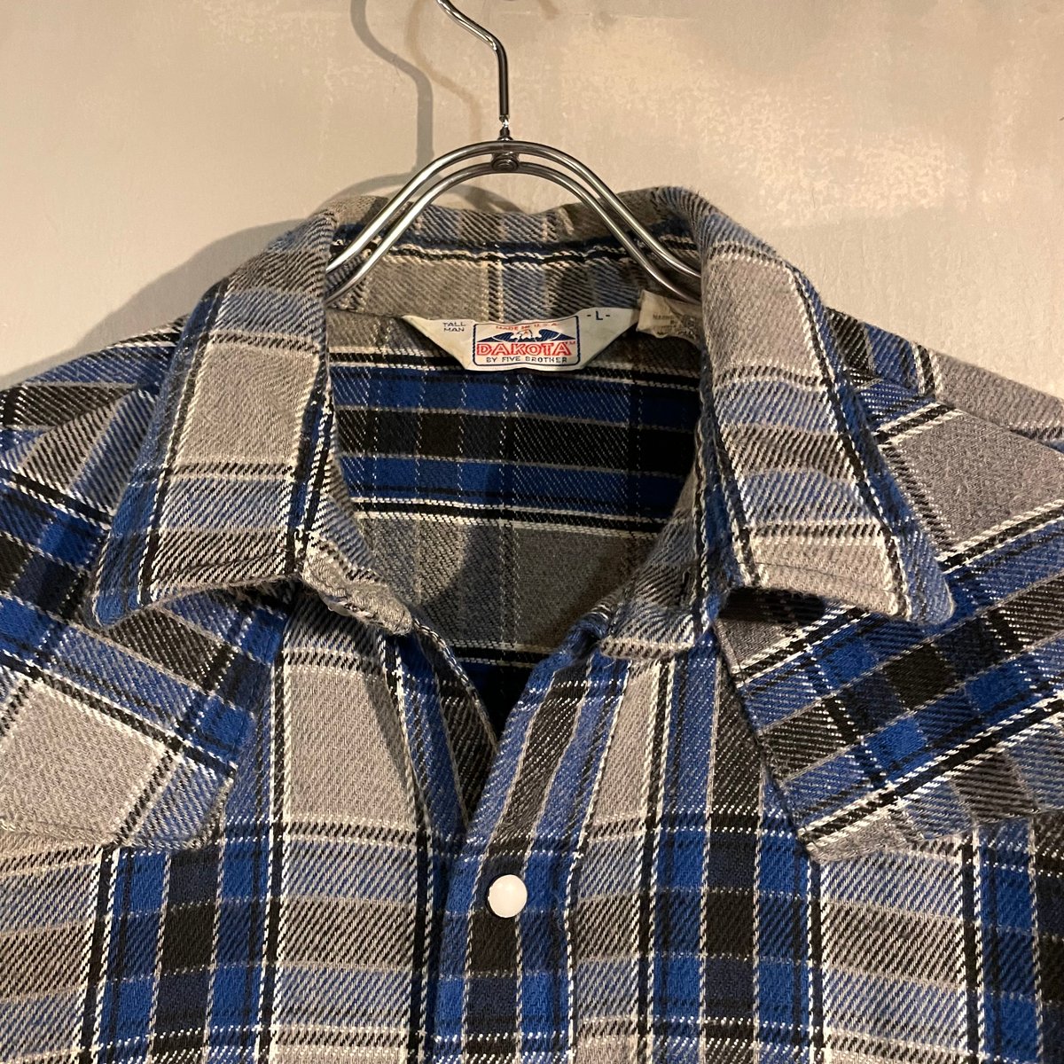 80s FIVE BROTHER by DAKOTA L/S ウエスタンネルシャツ USA製