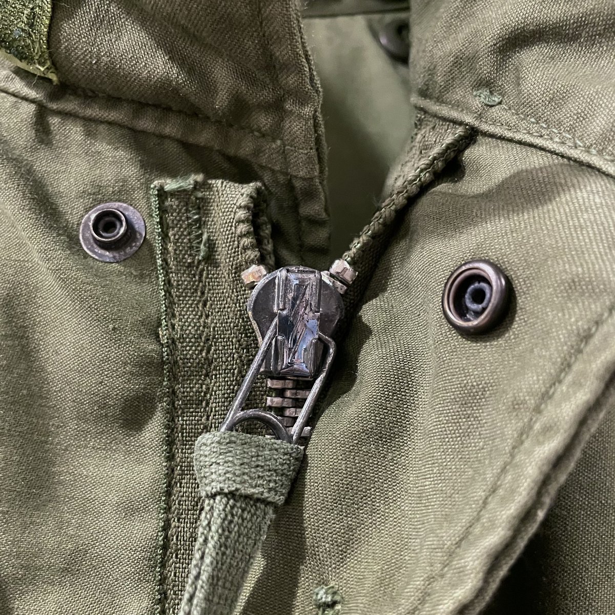 60s US ARMY M-65 Field Jacket 2nd type アルミジップ R