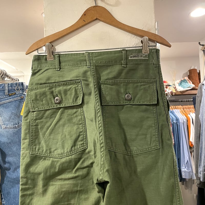 60s US ARMY ベイカーパンツ OG107 COTTON TROUTHERS 60年代