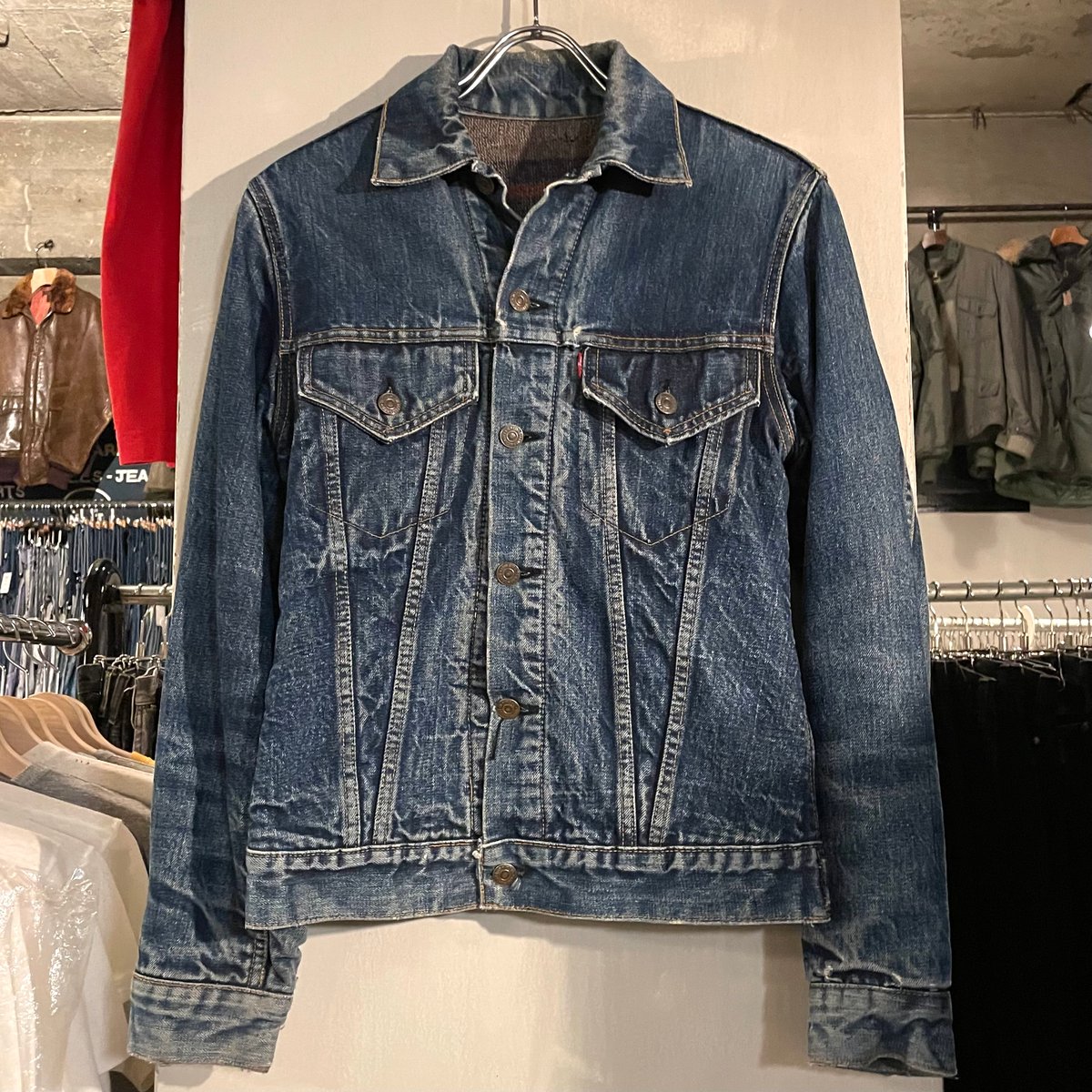 60s Levi's 70505 Big E 4th Type ブランケットライナー USA製