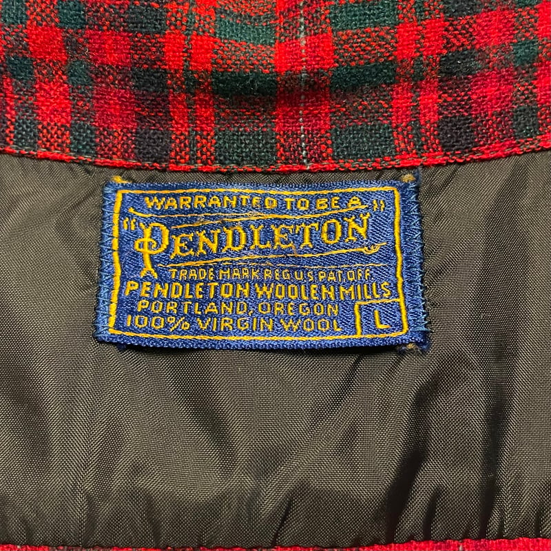 50s～ PENDLETON Vintage Wool Shirt USA製 ウールシャツ ボ