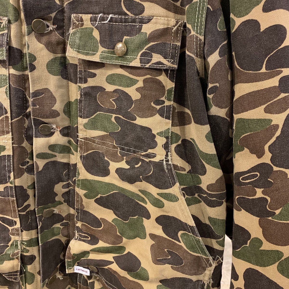 80s Carhartt ハンティングジャケット カーハート ダックハンターカモ