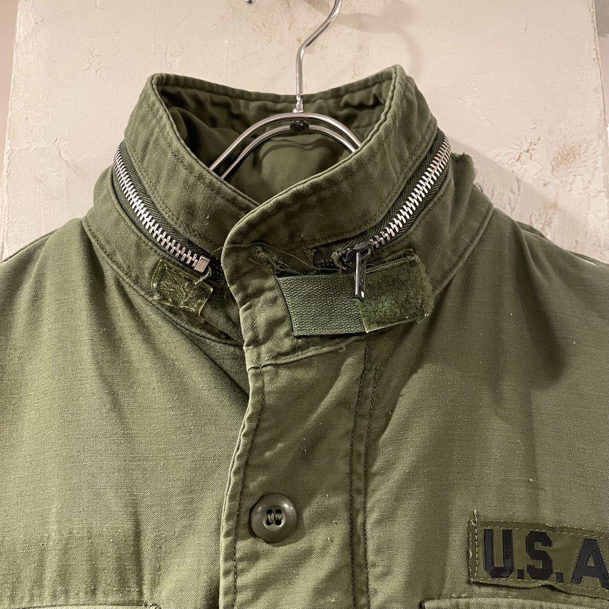 60s US ARMY M-65 Field Jacket 2nd type アルミジップ グ