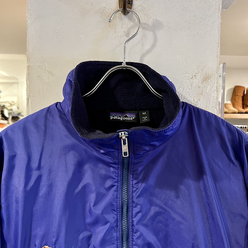 90s patagonia シェルドシンチラジャケット パタゴニア 胸刺繡 USA製