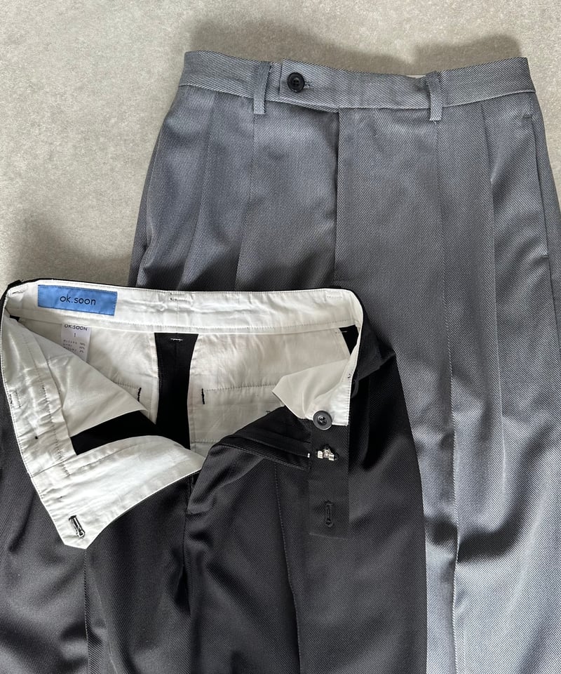 new tapered slacks | ok.soon