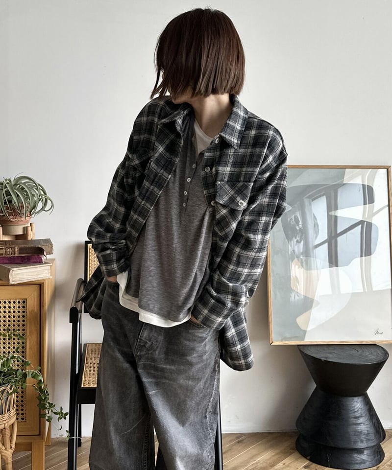 flannel check shirt | ok.soon