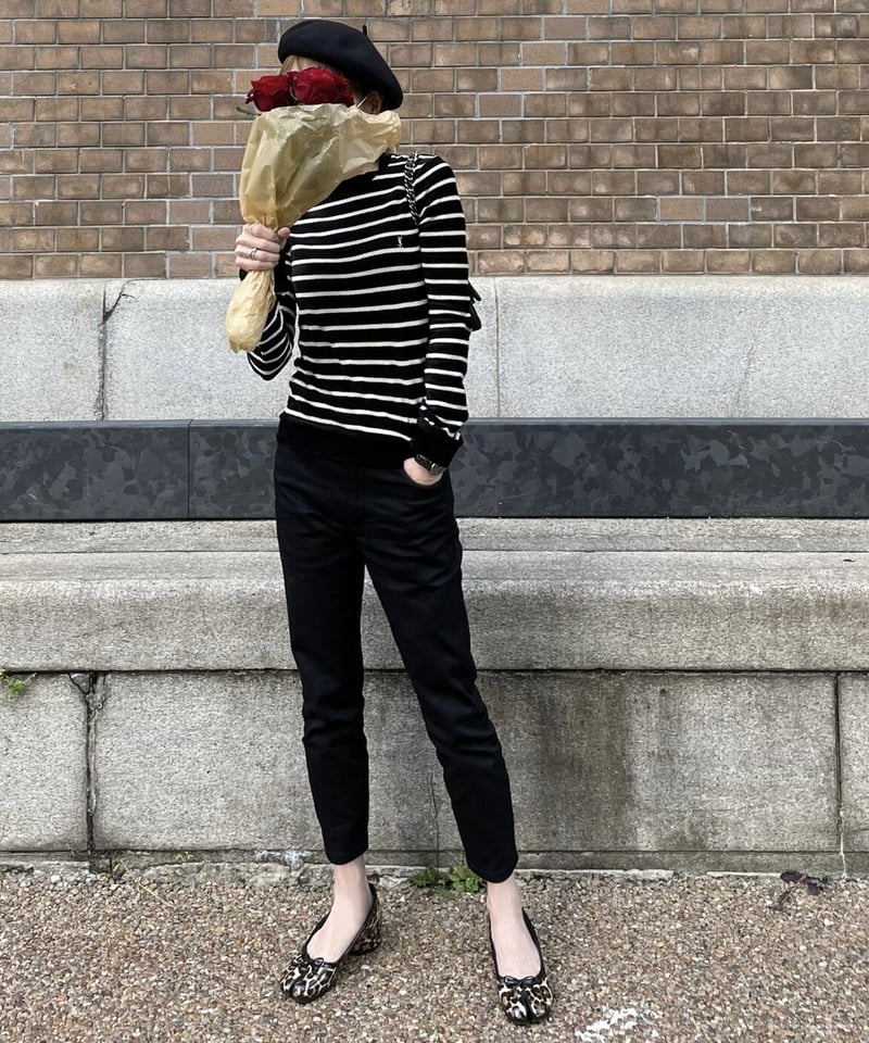 cotton slim pants (black) | ok.soon