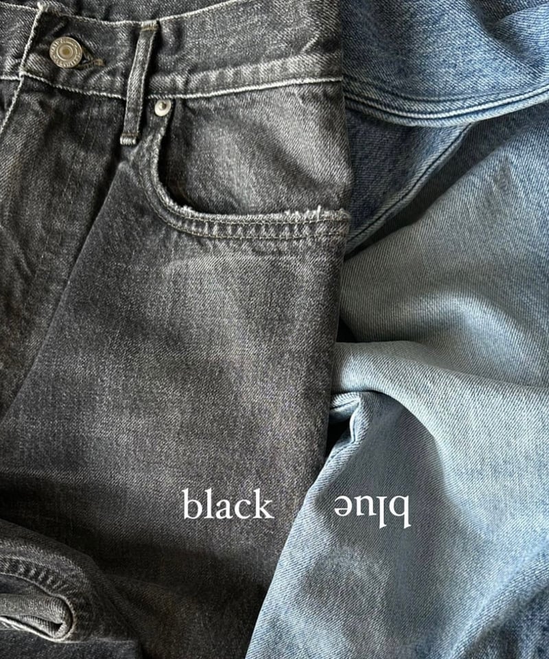 original wide denim black | ok.soon
