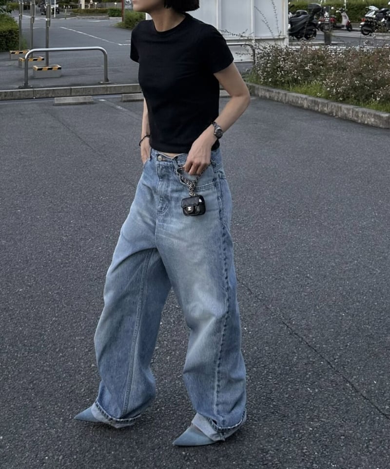 original wide denim blue | ok.soon